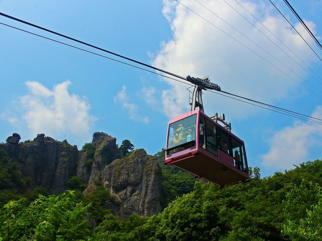≪事前割最大10％OFF≫（期間：～6/30）寒霞渓ロープウェイの往復乗車