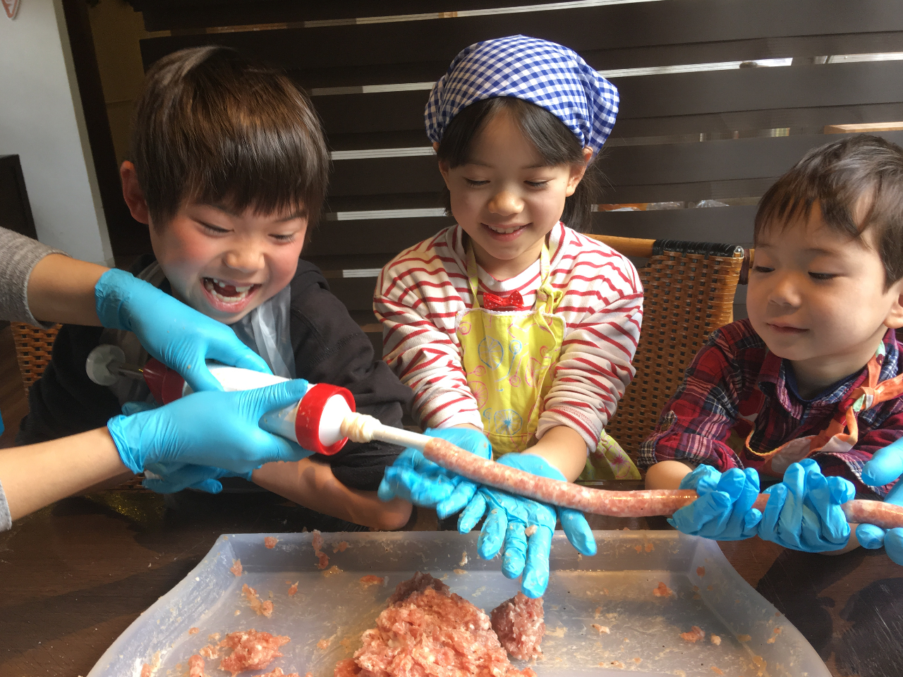 手作りソーセージ体験!