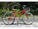 「シティバイク ハイクラス」鳥居カラーの「Shrine Red」・内装8段ギア(いつでもギアチェンジOK)・オートライト・軽快に京都を駆け巡ろう!