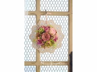 千葉県 市川市 女性にオススメ ナチュフラ プリザーブドフラワーレッスン レースウッドプレートのナチュラルアレンジ ナチュラル フラワーズ ガーデン ナチュフラ じゃらん遊び体験