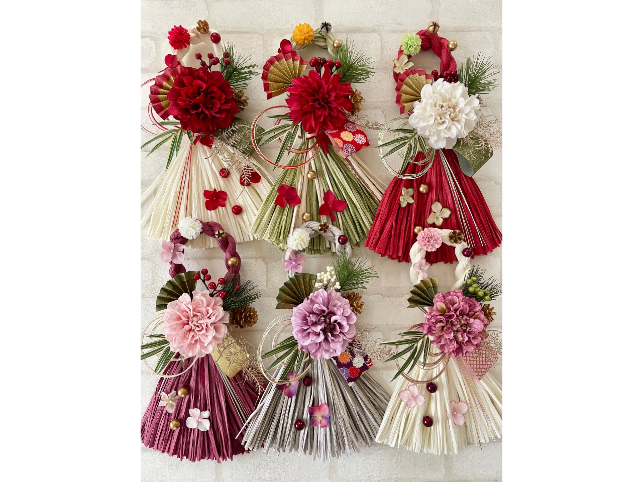 【千葉県・市川市・女性にオススメ♪】ナチュフラの誰もが振り向く可愛いしめ縄飾りレ...