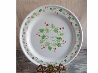 ホーローペイント《Laughing》かわいい赤いベリーディッシュ