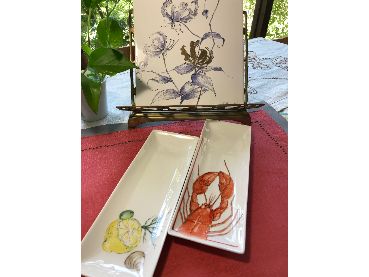 自由に絵付けを楽しもう！／ポーセリンペインティング体験/ポーセリン