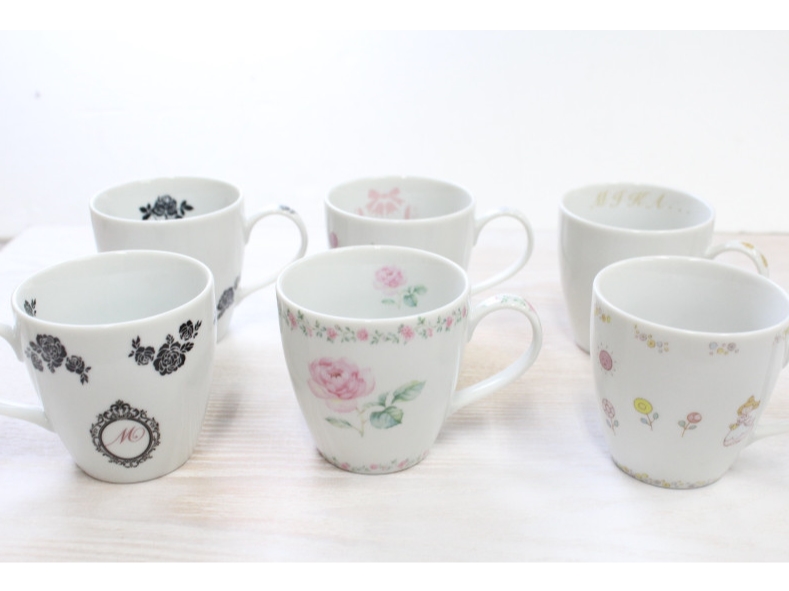 お客様の作られたマグカップです。