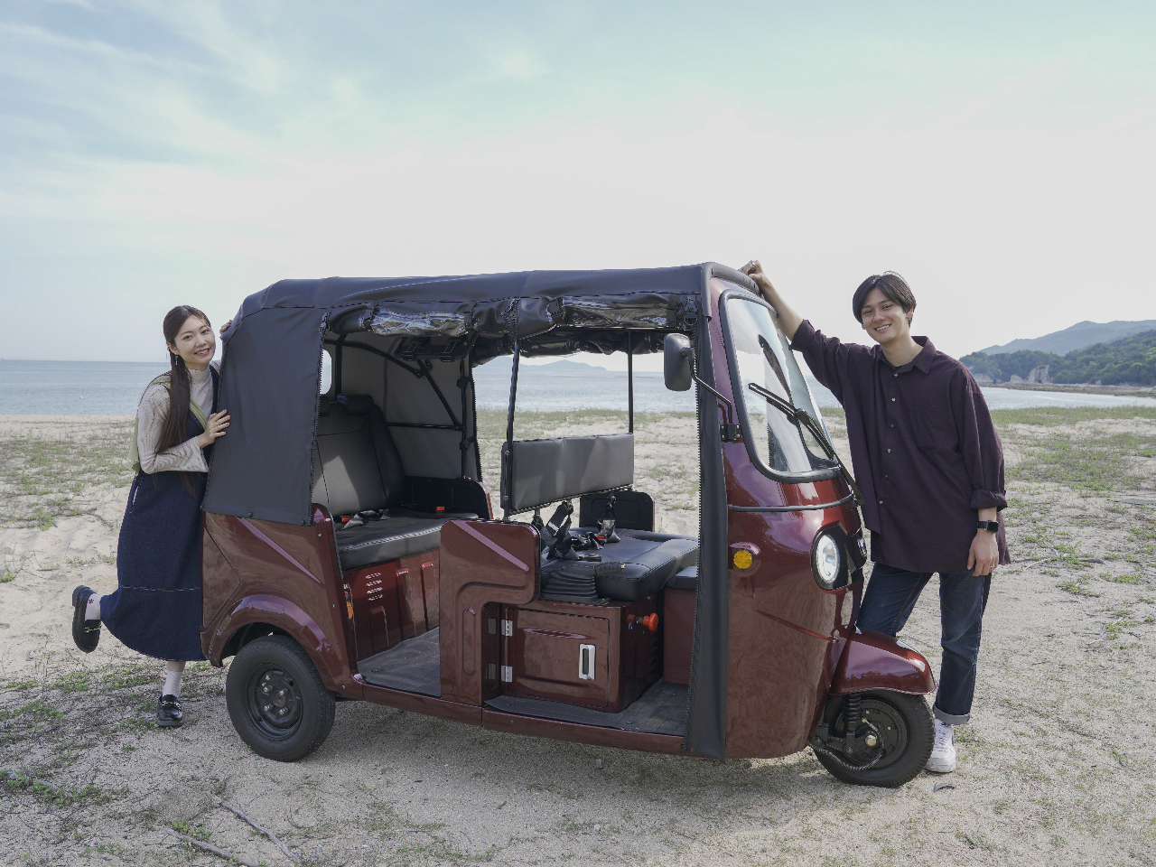 解放感溢れる、小型EVモビリティ