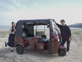 解放感溢れる、小型EVモビリティ