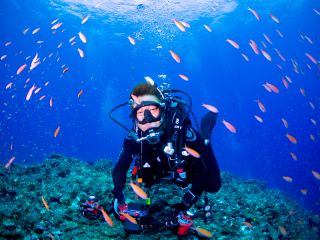 水中記念撮影もしましょうね♪
