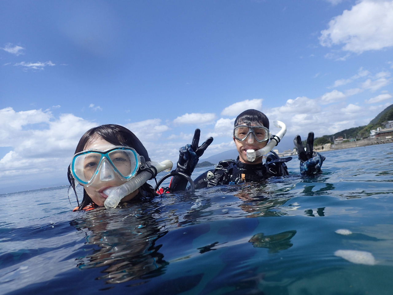 【初めての方大歓迎☆体験ダイビング】◆\安全第一で2ダイブ/海のきれいな伊豆で潜...