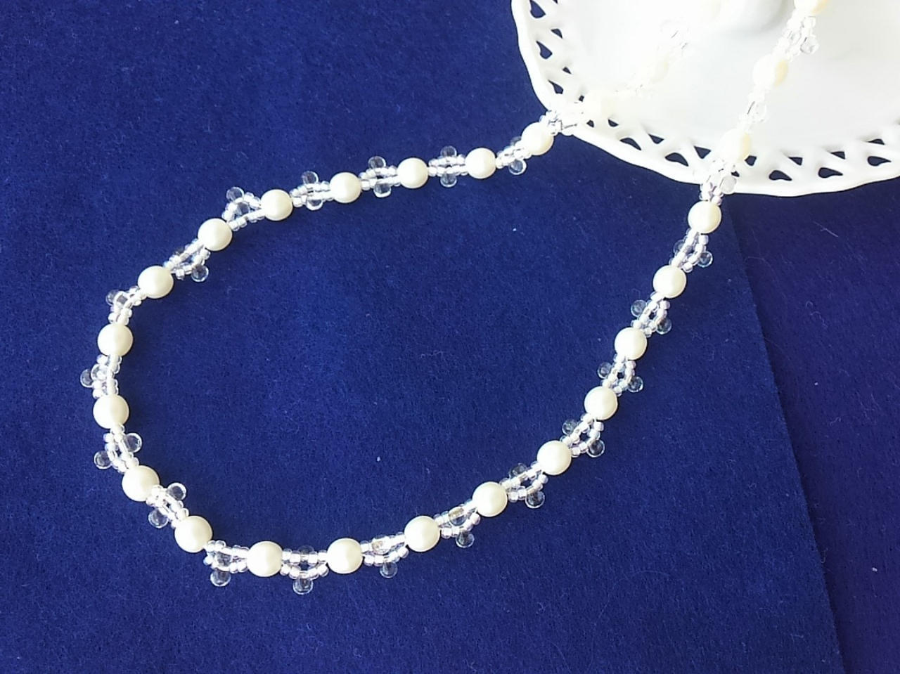 【体験】パールのシンプルネックレス♪ 1時間~2時間で作成可◎女性限定