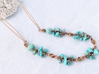 ターコイズサザレのネックレス
