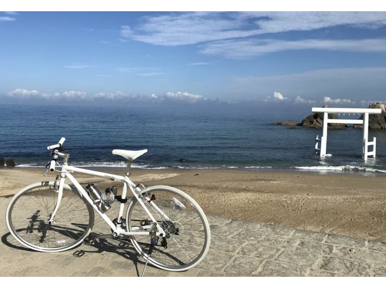 ◆桜井二見ヶ浦の夫婦岩◆海風も気持ちよく写真も映えます♪