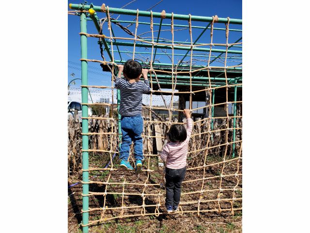 遊具があり、お子様も楽しく過ごせます♪