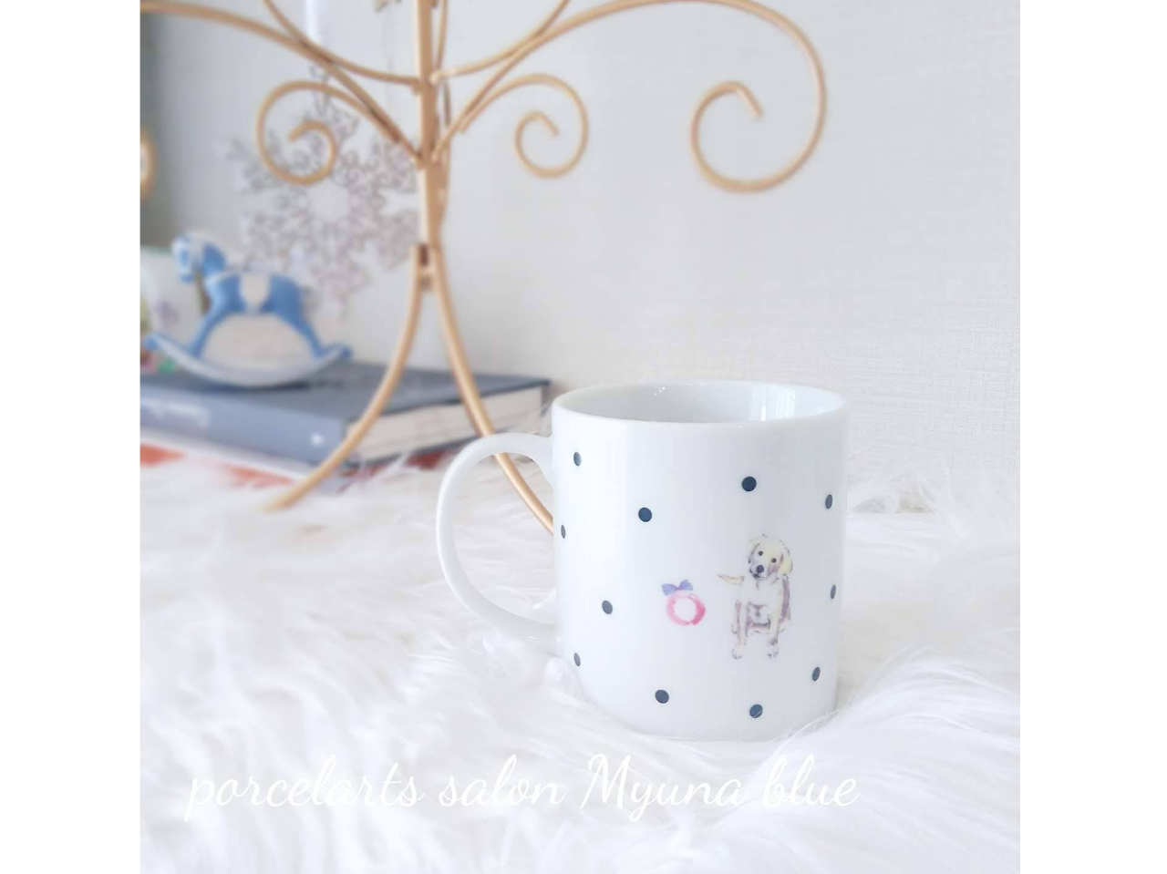 ラブラドールレトリバーの柄で、ワンちゃん好きのかたにも♪