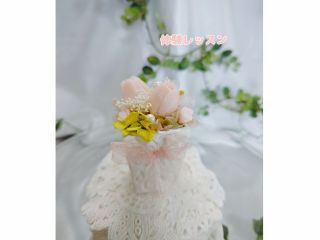 季節の体験レッスン☆チューリップのアレンジメントを作ってみましょう