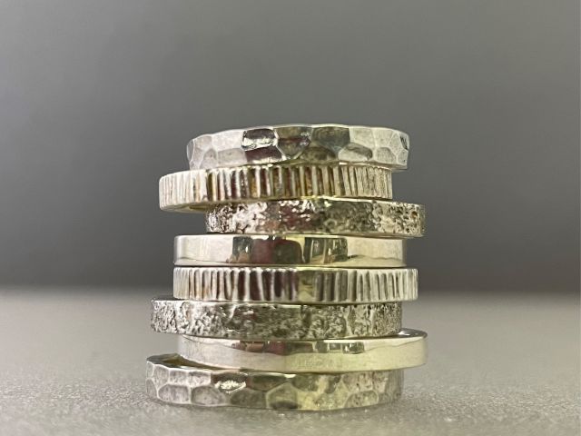 体験コースで作れるリングサンプルです