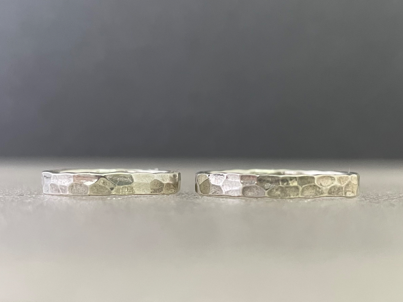 体験コースで作れるリングサンプルです