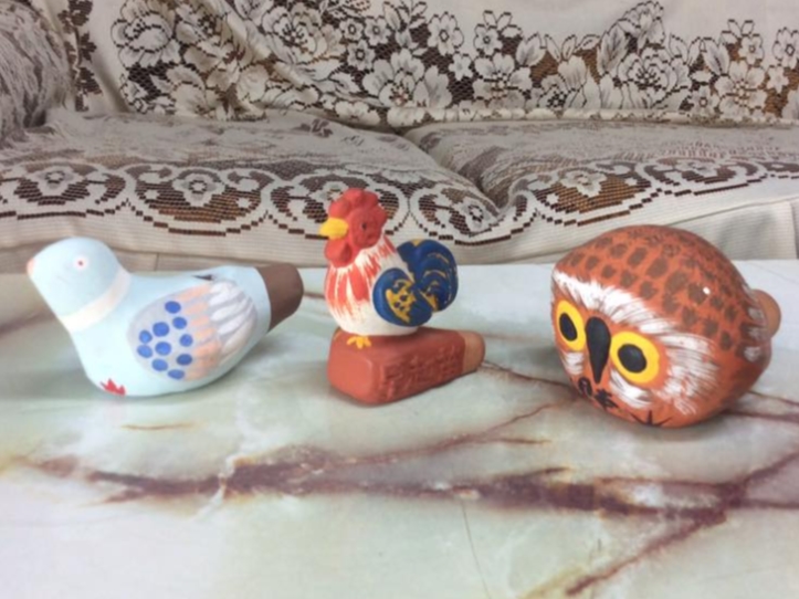 ハト笛とフクロウ笛