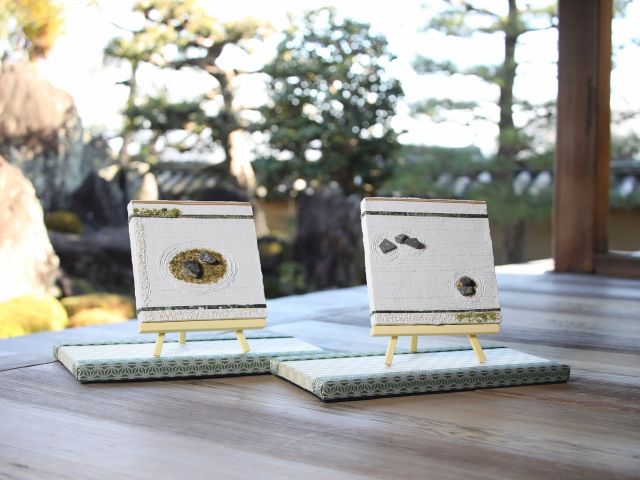 日本の有名な枯山水の庭を漆喰を使って挑戦してみませんか?