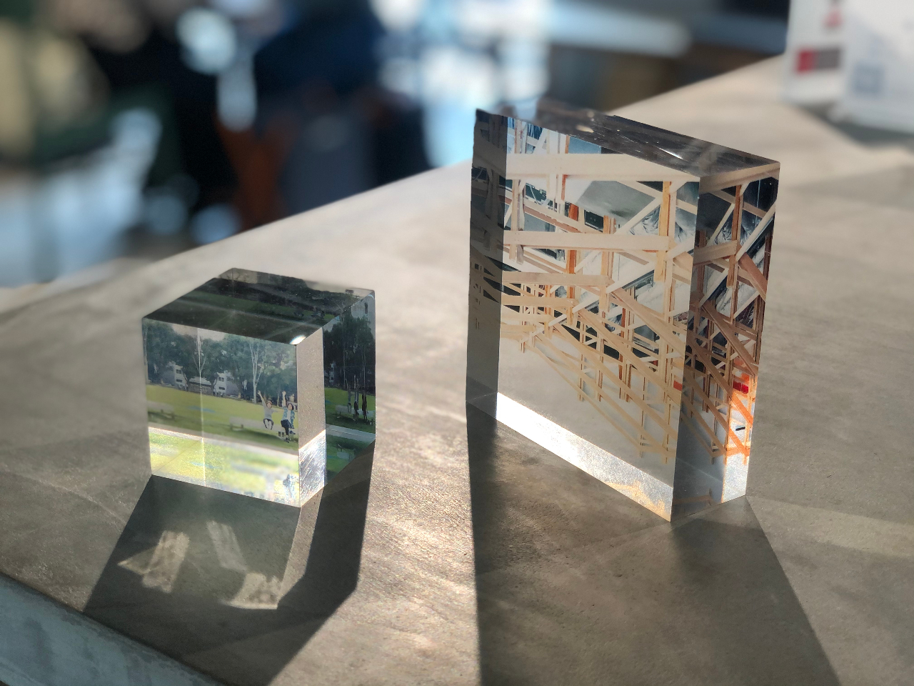 透かしの印刷も可能です…左:小サイズ/右:中サイズ