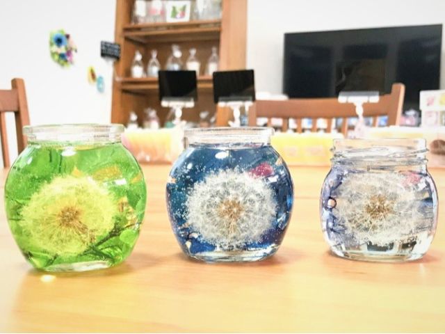 タンポポの綿毛の花リウムです
