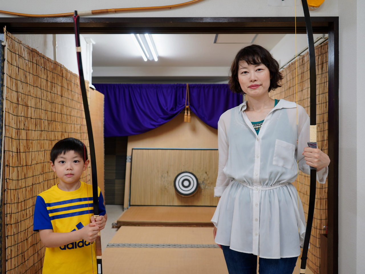 弓道体験 幼児 小学生 中学生 大人も子供も楽しめる 半弓道を体験しよう 弓道教室 半弓道場ゆみやさん じゃらん遊び体験