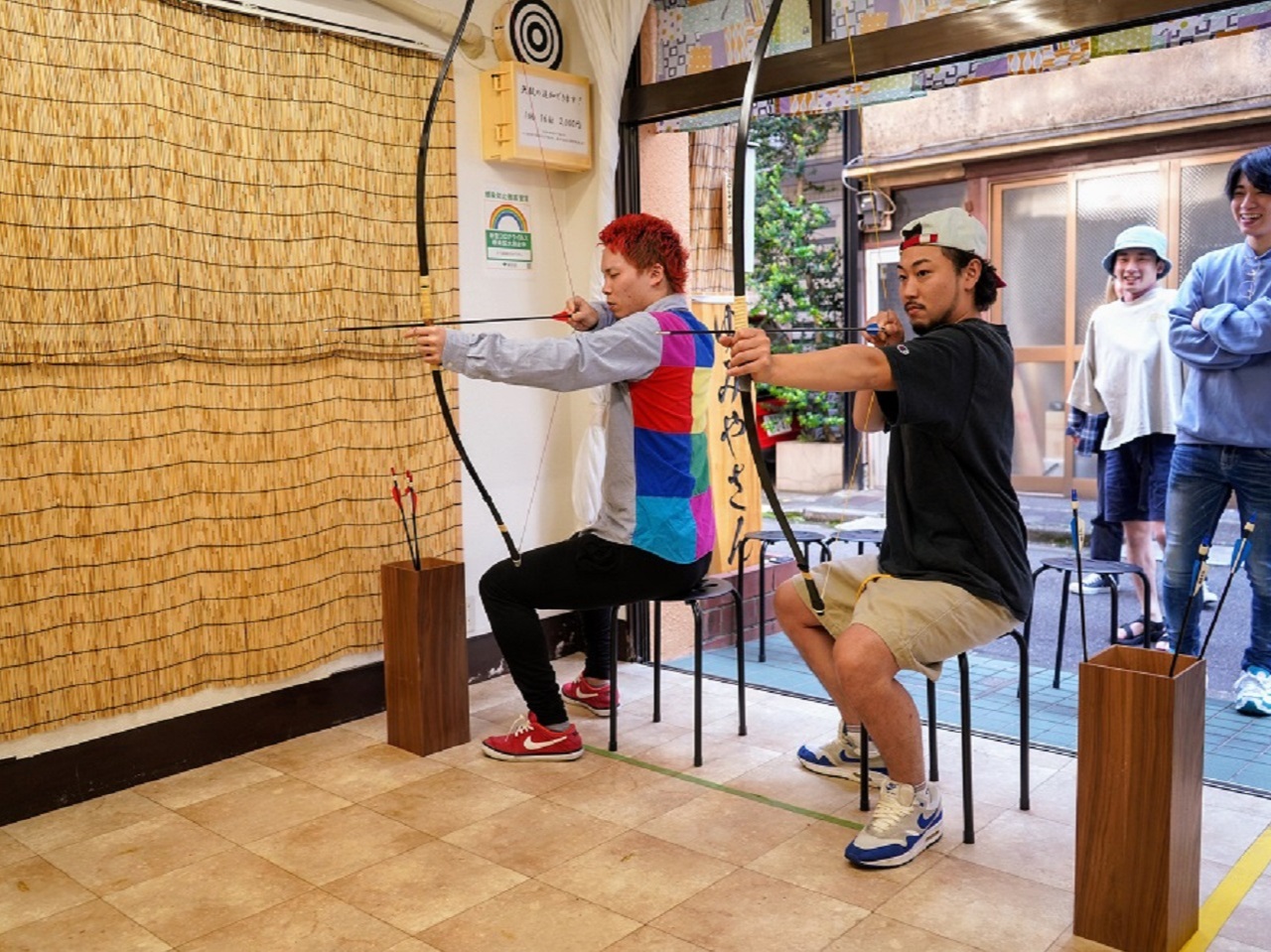 弓道体験 幼児 小学生 中学生 大人も子供も楽しめる 半弓道を体験しよう 弓道教室 半弓道場ゆみやさん じゃらん遊び体験