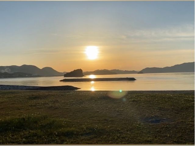 言葉を失うほど綺麗な夕焼けもご覧になれます