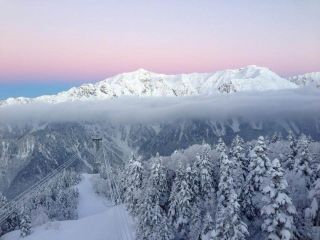 【第2ロープウェイ】北アルプスの大自然と白銀の世界が作り出す幻想的な景色をお愉しみ下さい