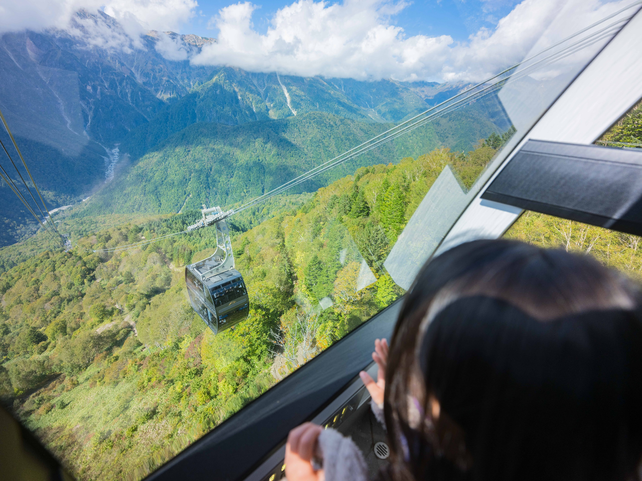 <岐阜・高山>☆第1・第2ロープウェイ連絡往復乗車券☆日本で唯一の2階建てゴンド...