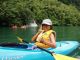 子ども達は3年生以上なら一人乗りカヤックにチャレンジ出来ます!