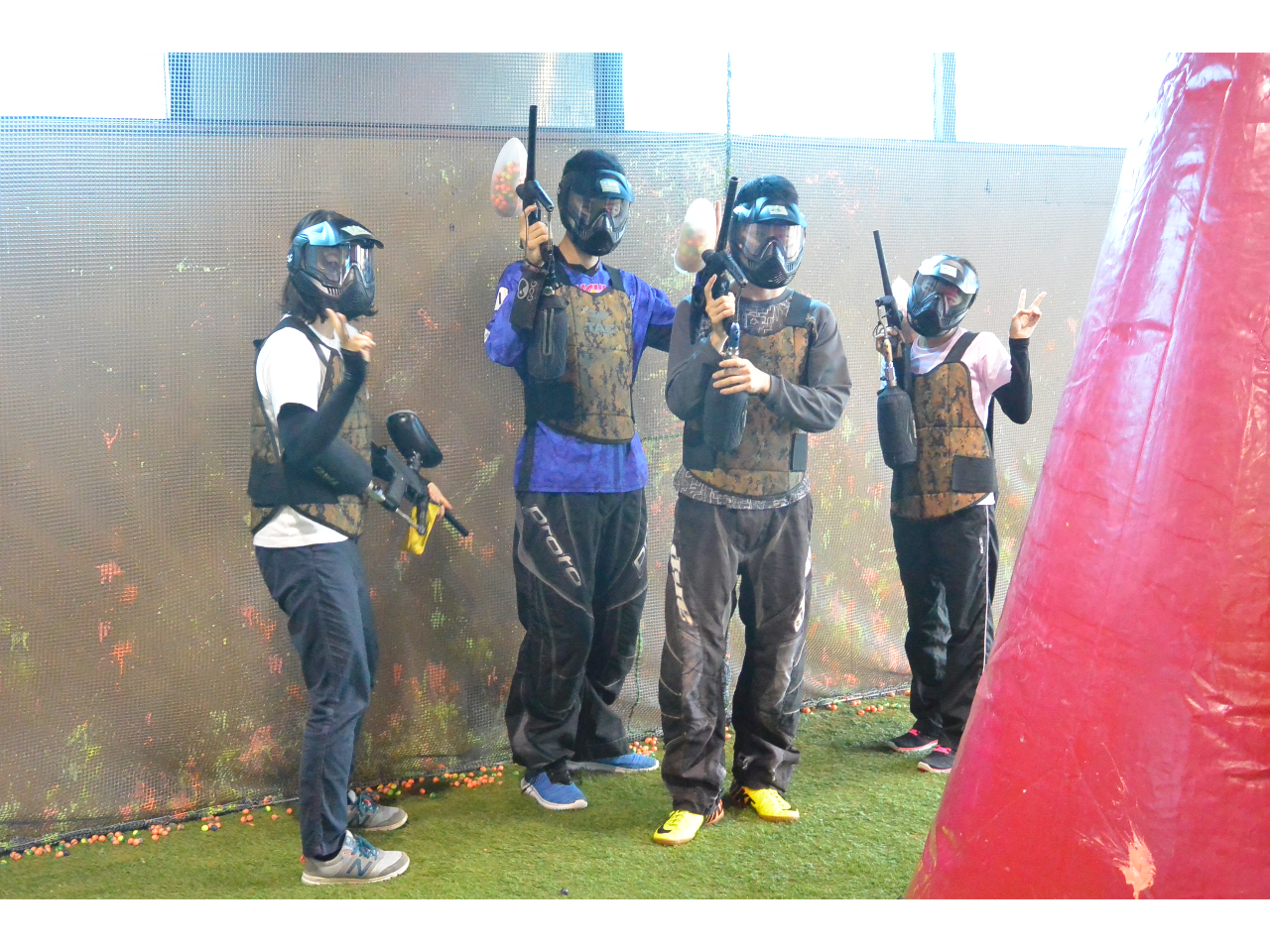 ペイントボール体験