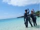 こんなにキレイな海でダイビングするの!!?と、ポイントに着いたら皆さん大興奮です!ワクワクどきどき楽しい水中時間の始まり始まり〜☆