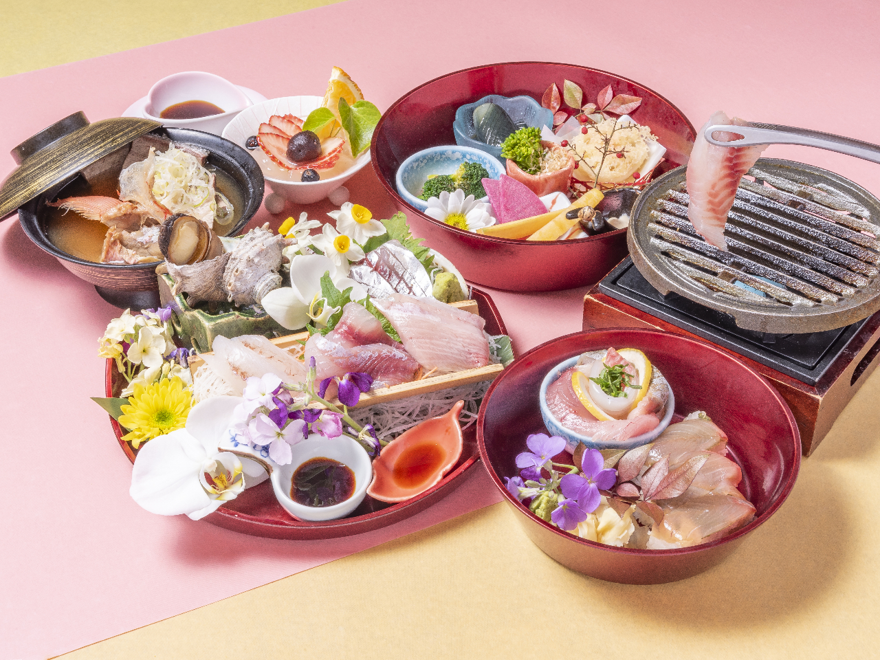 館山新プレミアムご当地グルメ「館山炙り海鮮丼」+レンタサイクル3時間セットプラン