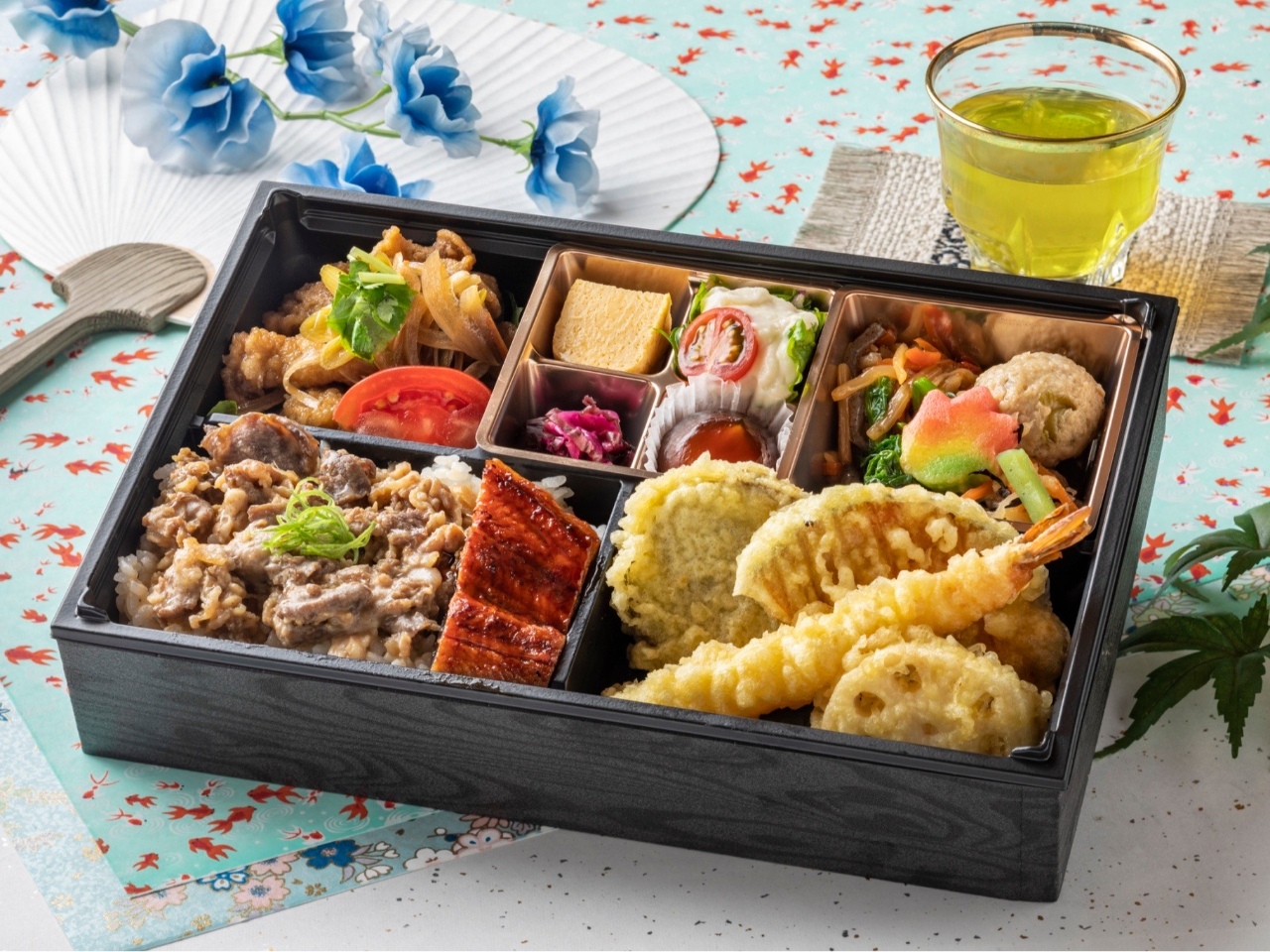 1日1組限定!美味しい 『季節の彩り弁当・夏』で話も弾みます♪