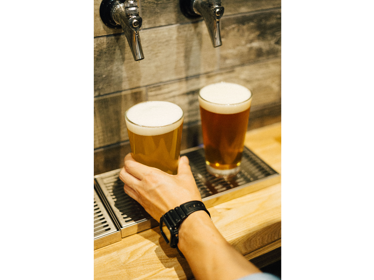 見学後は、地元産素材を使用した「今治街中麦酒」オリジナルのクラフトビールを 3種飲み比べてみてください♪