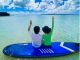 安定感のあるSUP!その日の穏やかなポイントにご案内しますので、お子さんも安心して楽しめます。