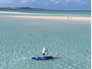 幻の島、ユニの浜までSUPで向かいます!