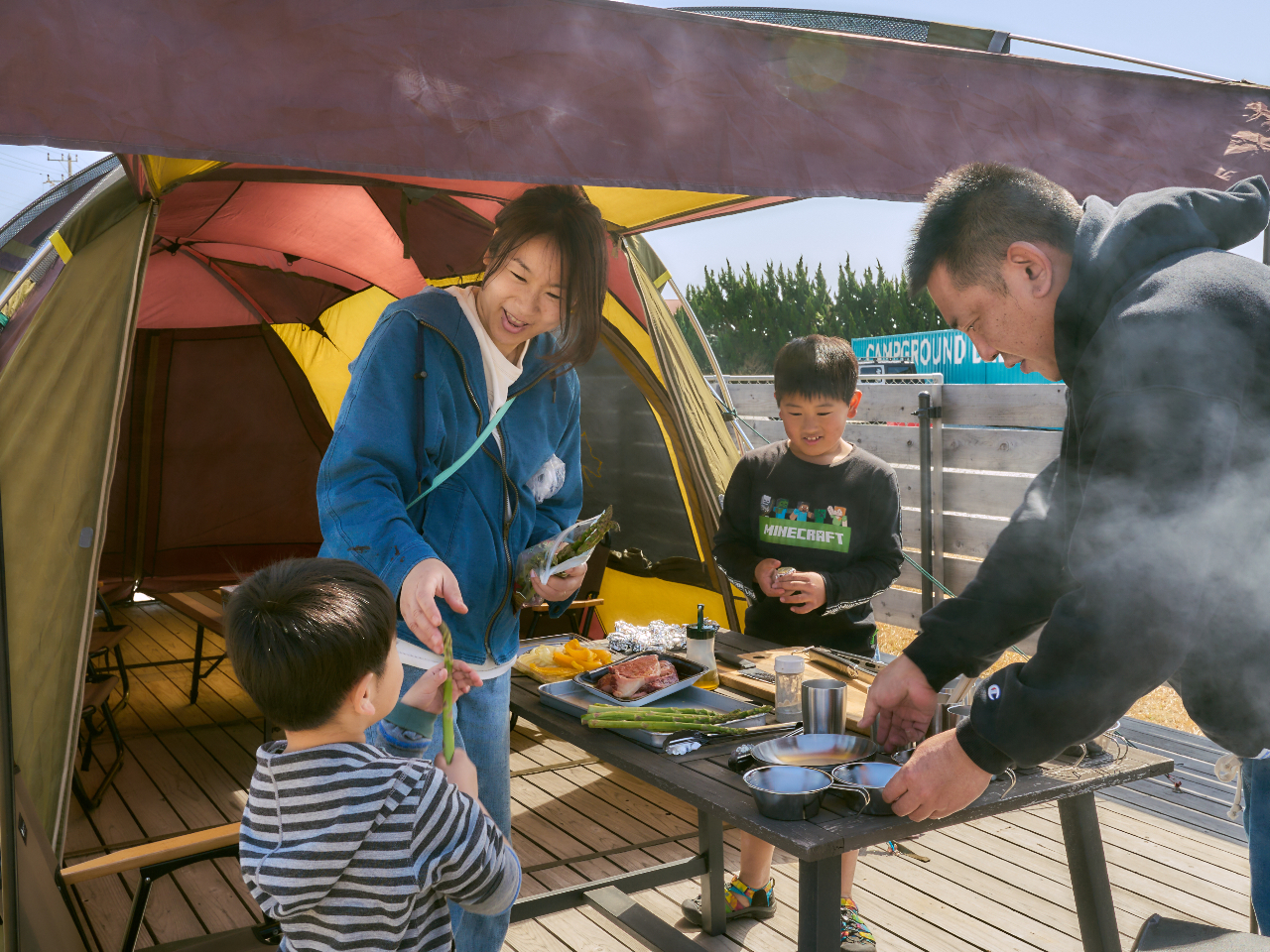 日帰り持込みBBQプラン】日帰りBBQ 専用サイト／電源付き