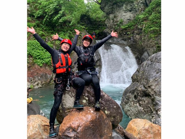 白馬EXアドベンチャー:6月からオープン!!キャニオニング(沢下り)を楽しもう♪白馬の大自然の中で最高の思い出作り!