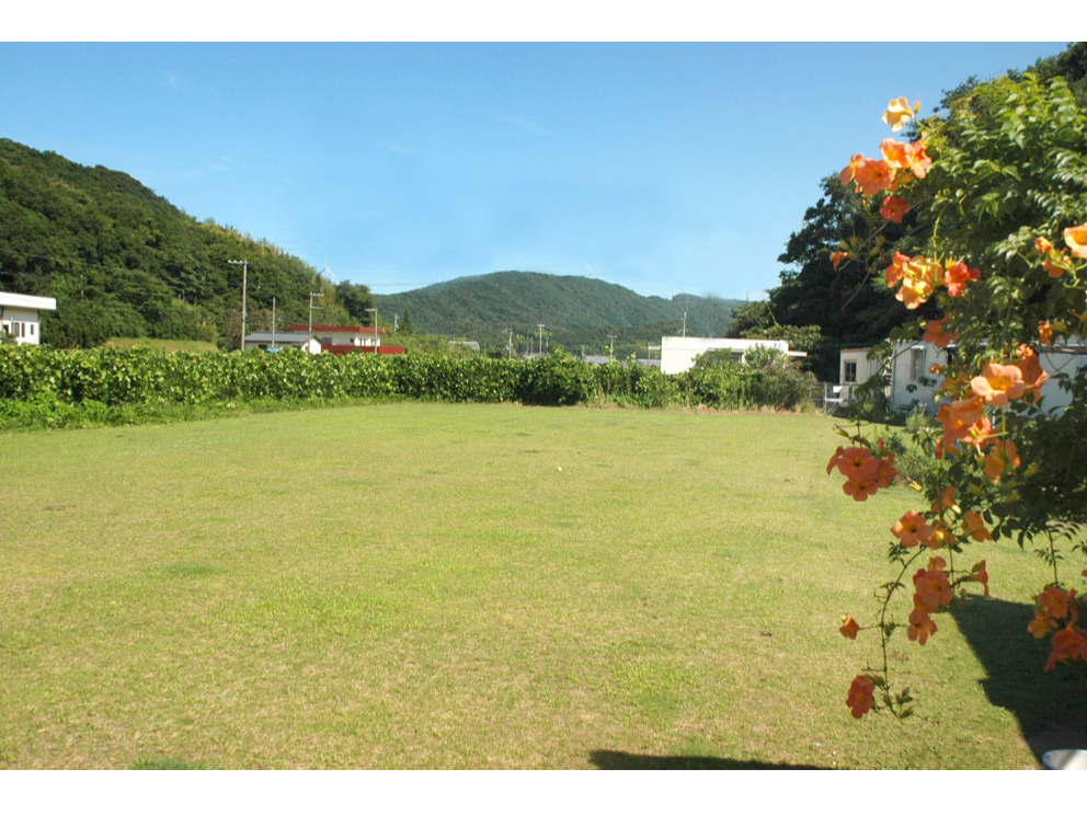 500坪の芝生のドッグランで撮影します