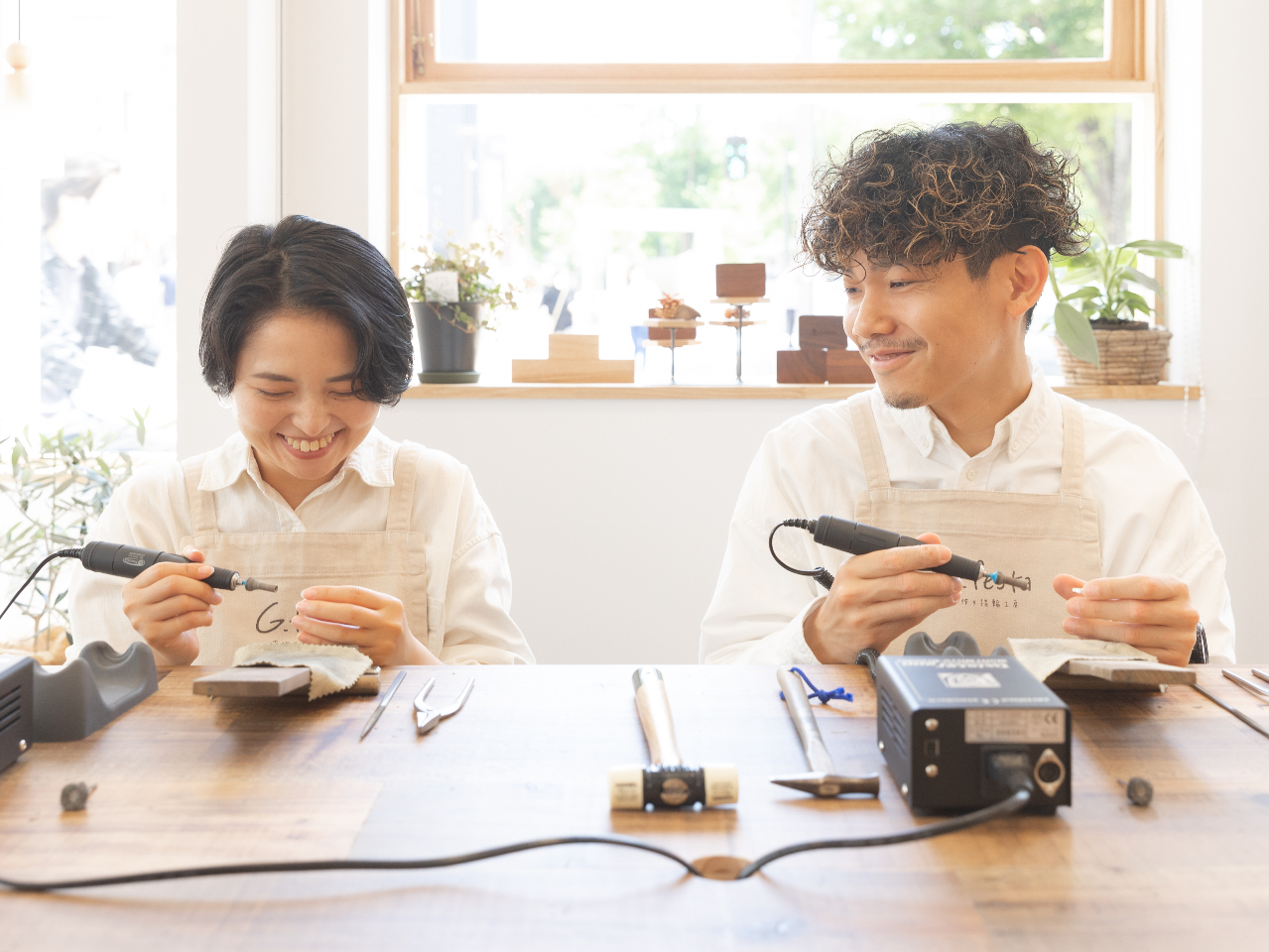 【岐阜・ペアリング制作】カップルやお友達・ご夫婦でオンリーワンのペアリング制作!...