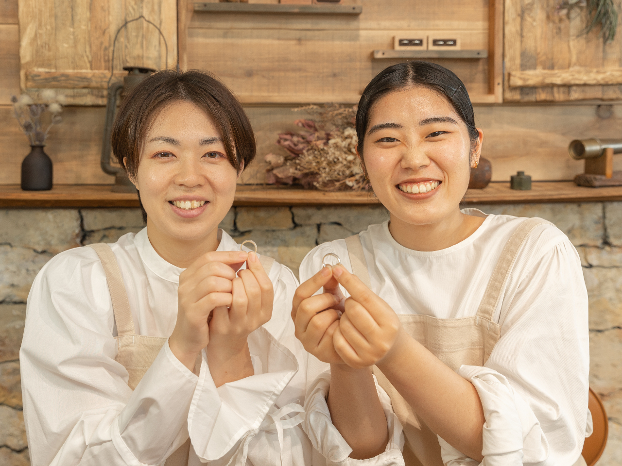 【岐阜・ペアリング制作】カップルやお友達・ご夫婦でオンリーワンのペアリング制作!...