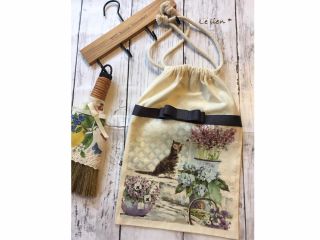 ●体験レッスン● デコパージュ巾着