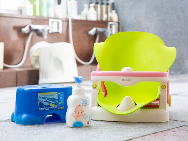 赤ちゃんグッズもあります(数量限定)