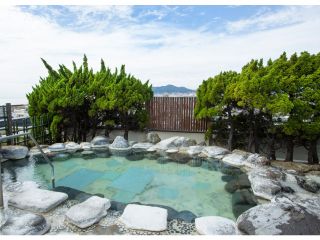 最上階露天風呂からの眺望(女性側)