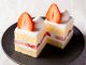 ふんわりとしたスポンジにやさしい甘さの生クリームといちごを贅沢に乗せた、王道のショートケーキ。