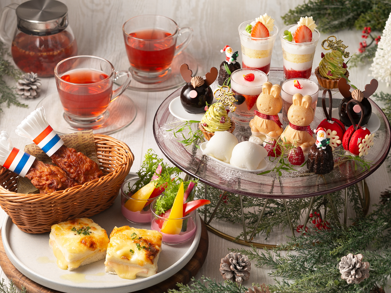 �y�N���X�}�X�A�t�^�k�[���e�B�[ ~�ґ�ȃX�C�[�c�Ɖ߂������ʂȒ�������~�zKUSMI TEA�Ȃǃh�����N�t���[�t���[�t�I����10��ނ̎��Ɛ��X�C�[�c���y�����w�}�����k��1���I�z