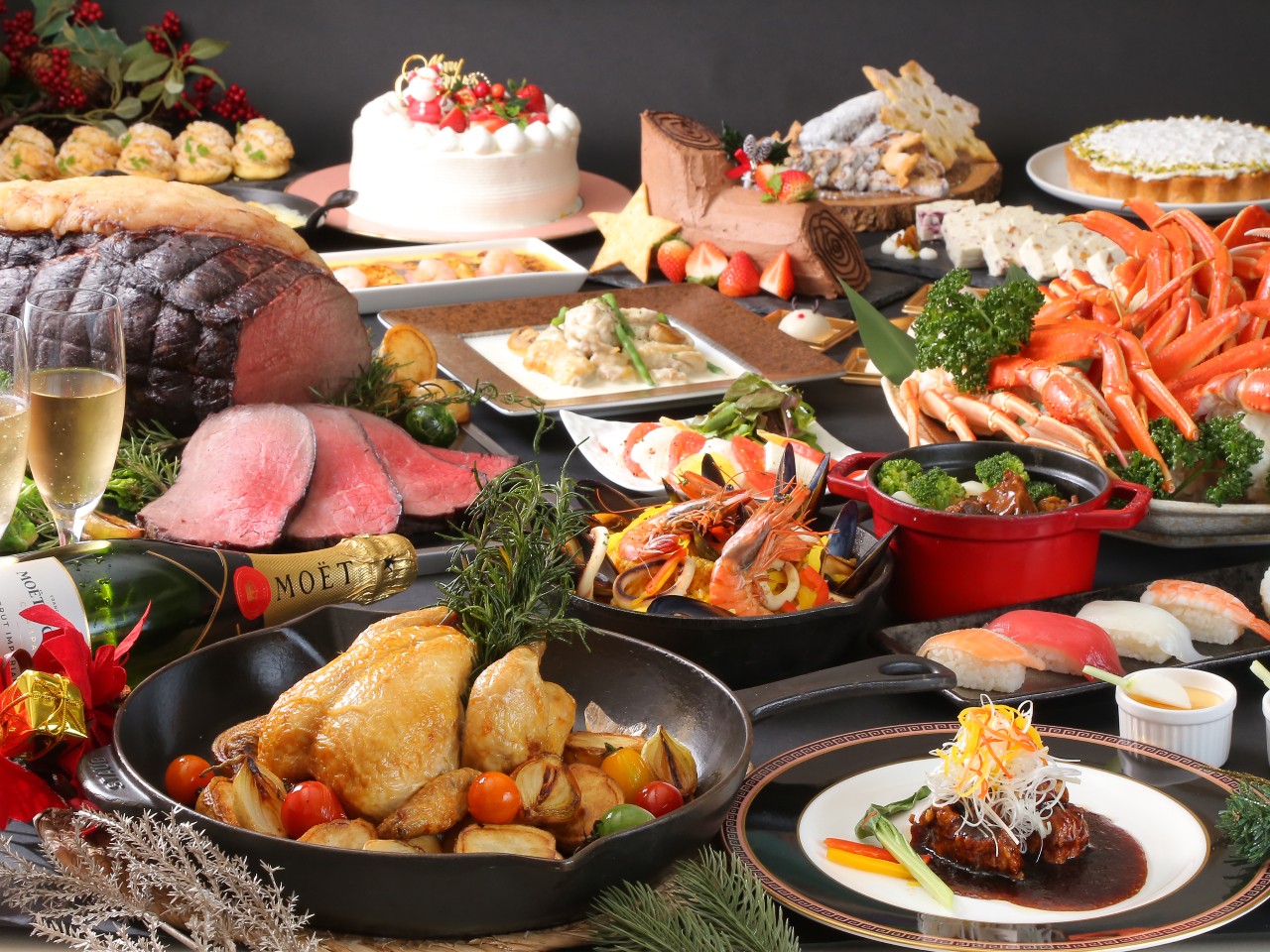 クリスマスディナーブッフェ 一部の部 17:30~19:20