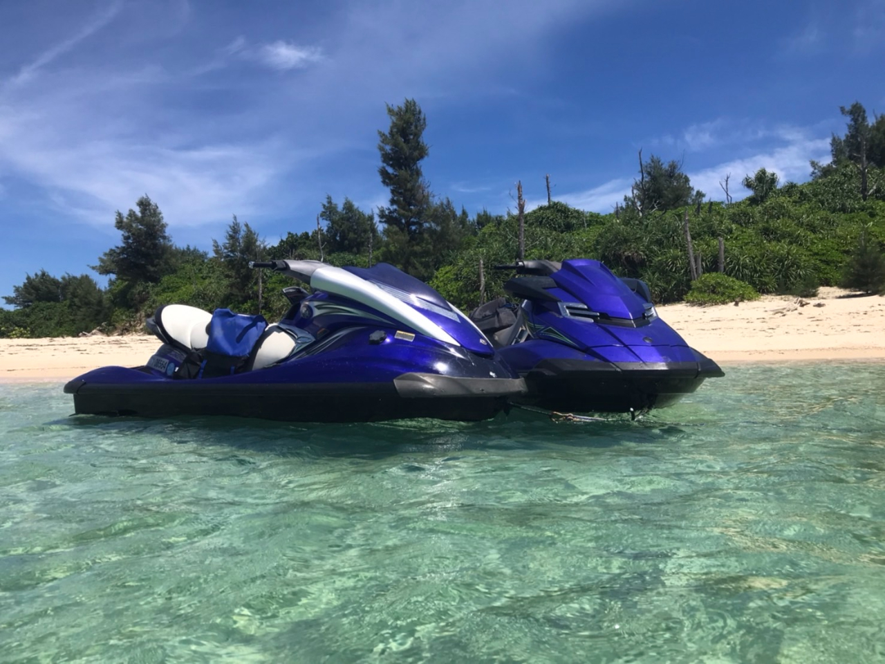 沖縄 沖縄市 ジェットスキーレンタル 初心者向けツーリングコース カップル お友達同士 ファミリーにおすすめ 30分プラン イーストパシフィック沖縄 じゃらん遊び体験