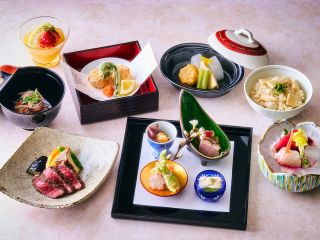 筍と和牛ステーキの会席